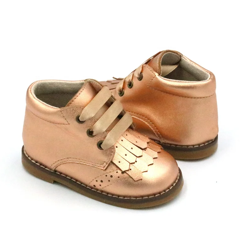 Детские кожаные ботинки с жесткой подошвой, детские кроссовки, школьная обувь для мальчиков и девочек