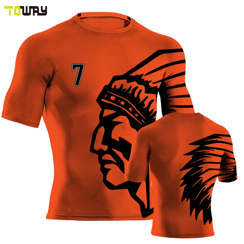 softextile kids sport custom compression shirt