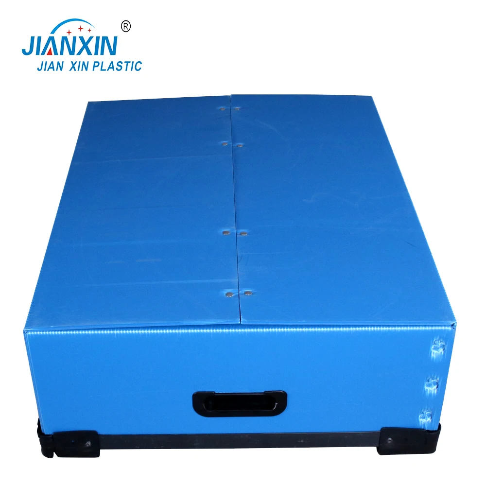 High Quality Folding Corrugated Plastic Reusable Box/Correx Box Supplier