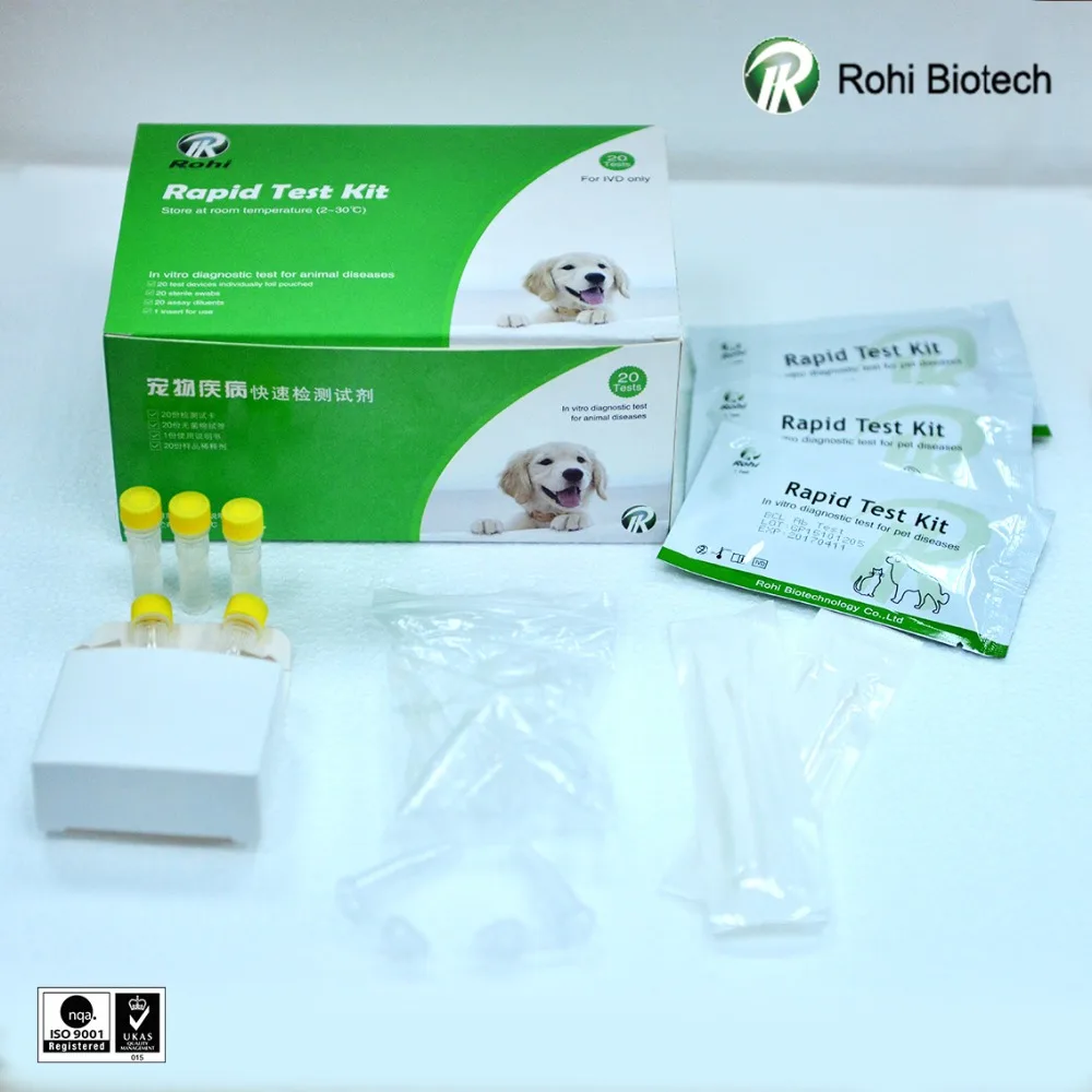 
Canine Parvovirus test kit/One step CPV rapid test kit 
