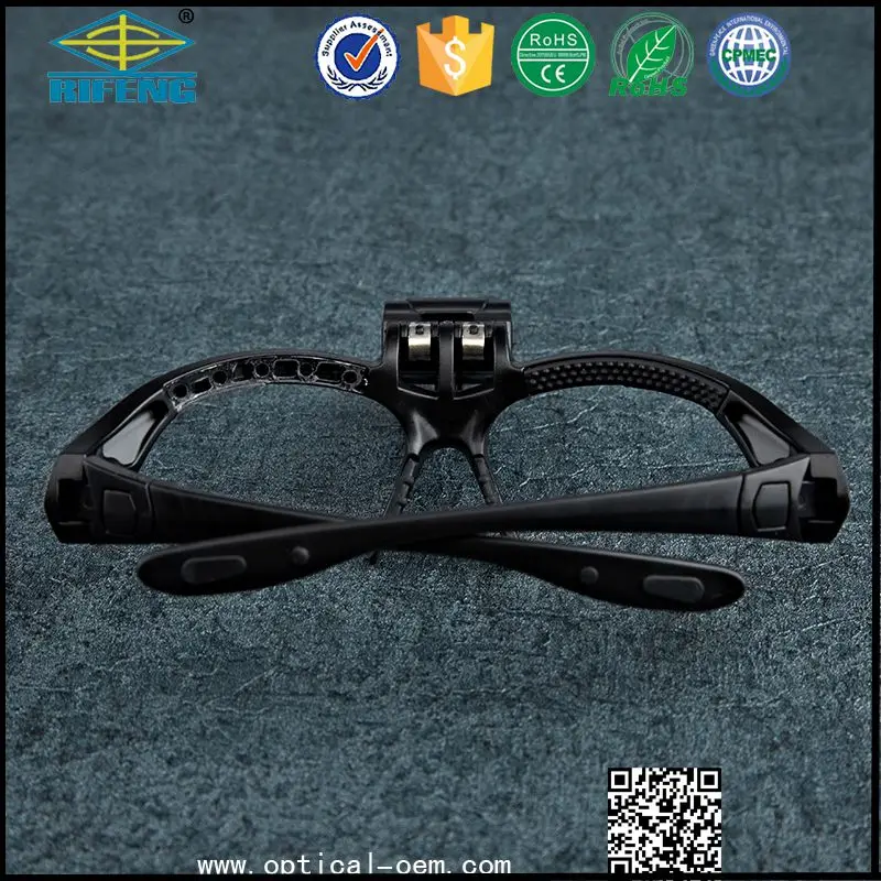 High Quality 5 Lens Eyeglasses Head Magnifier Magnifying Glass Loupe Jewellery Watch Repair Tool + 2 LED Hot