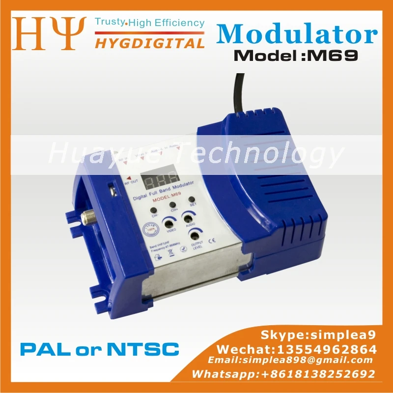 Full band Digital RF Modulator M69 Modulator