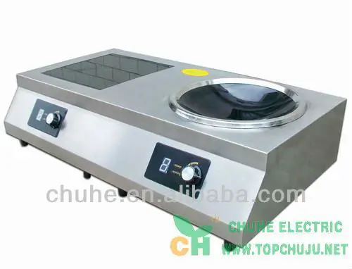 
5000w 2 burner stainless steel commercial induction cooker media for kitchen appliance 