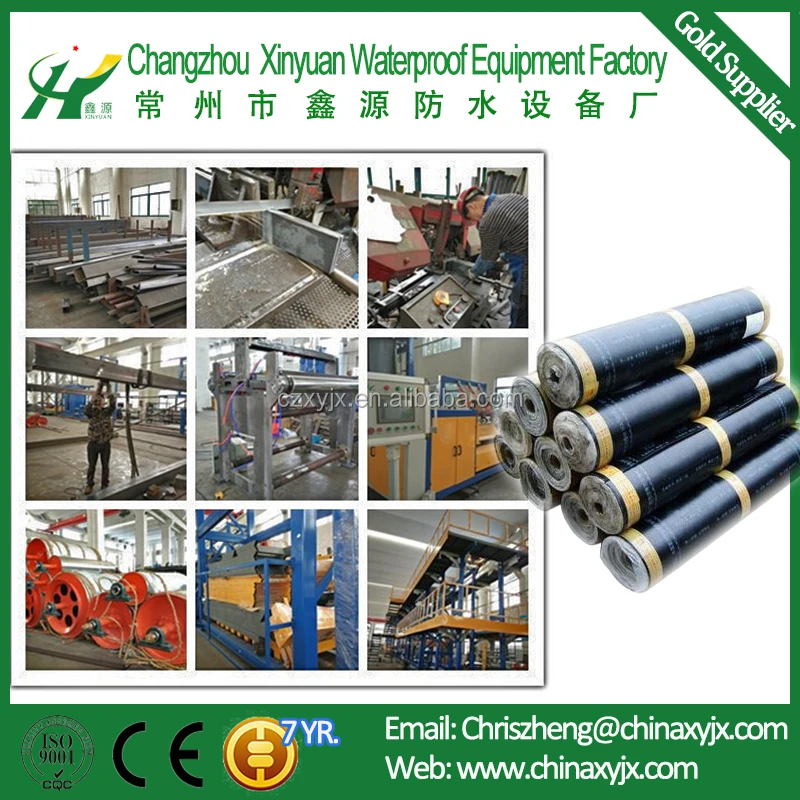 low price SBS/APP modified bitumen waterproof membrane/flexible roofing material production line