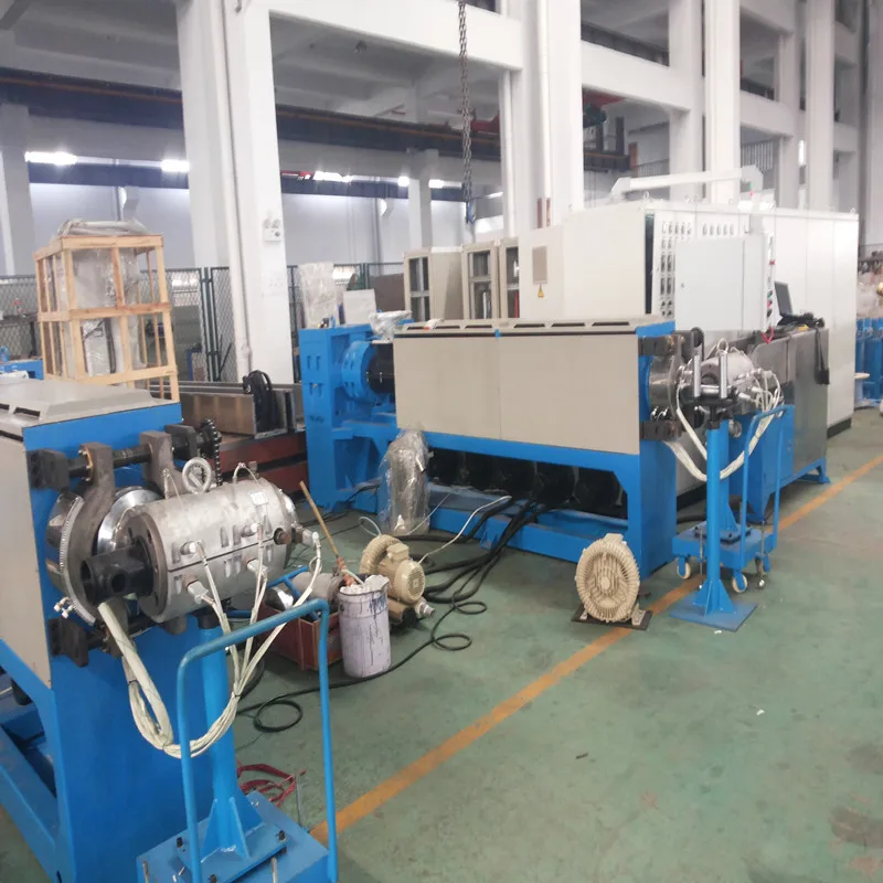 PVC lay flat hose plastic extruder machine production line / PVC spiral flexible pipe extrusion machine