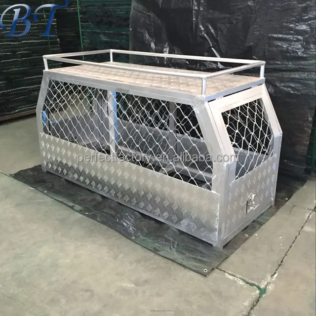 
Heavy Duty large double gates Aluminium Dog Cage / Dog Crate 
