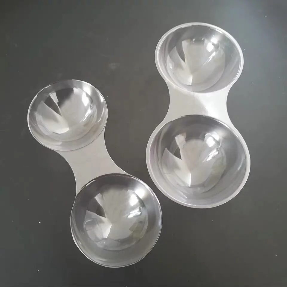 High quality clear PVC customized underwear plastic pack women Bra cup blister clamshell