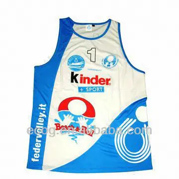 
2016 top quality OEM design sleeveless volleyball jersey 