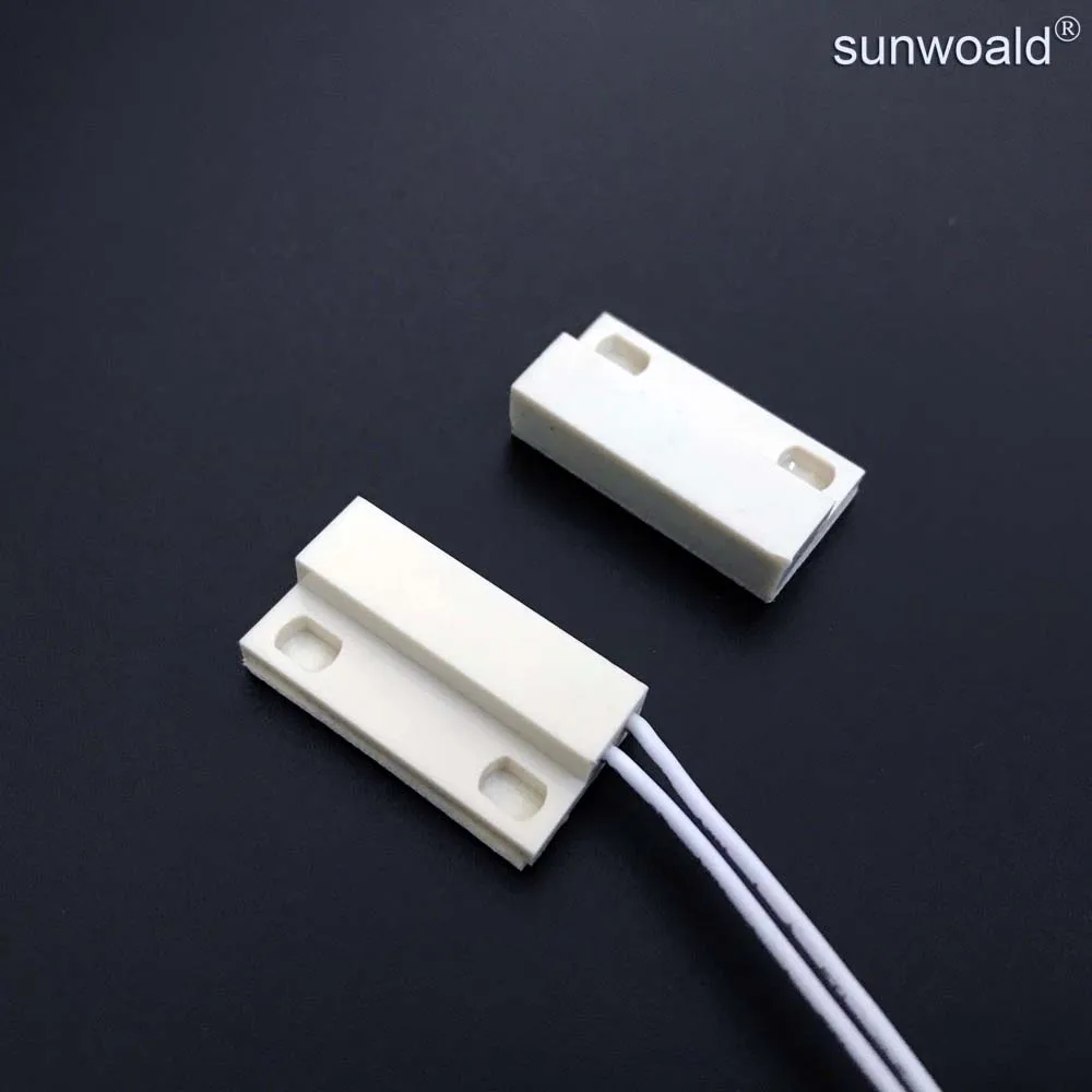 Sunwoald L27xW14xH7.5mm Normally open Magnetic Door Contact Switch/Proximity Sensor for door light