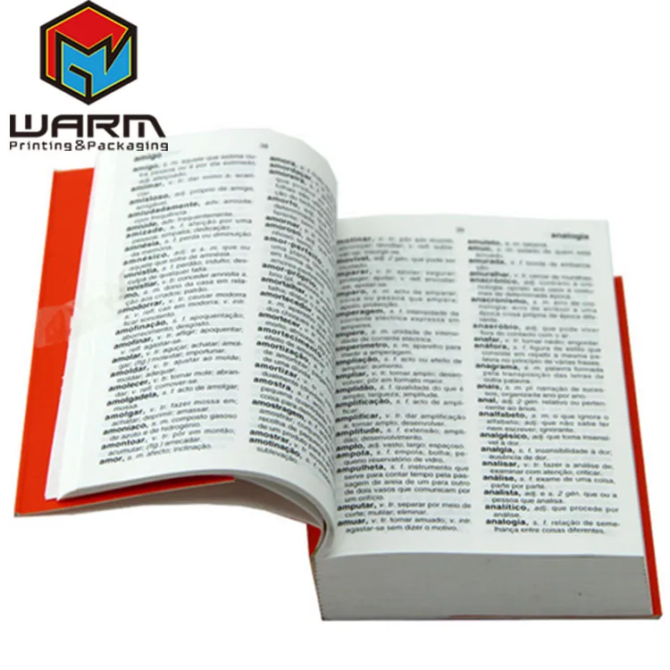 
American Languages Dictionary Book Printing with Cheap Price and High Quality 