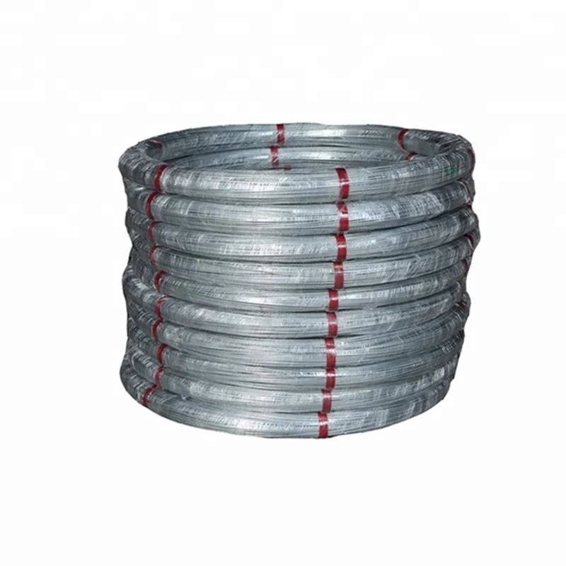 2.4mm*3.0mm hot dipped Oval Galvanized Steel Wire