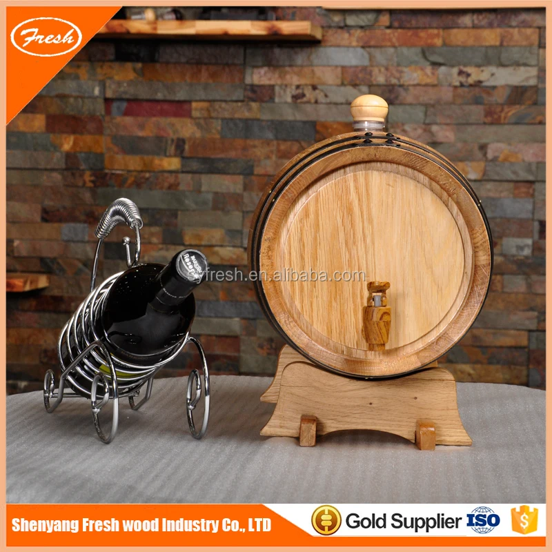 
5l Oak Beer Barrel Small Wooden Wine Barrel 