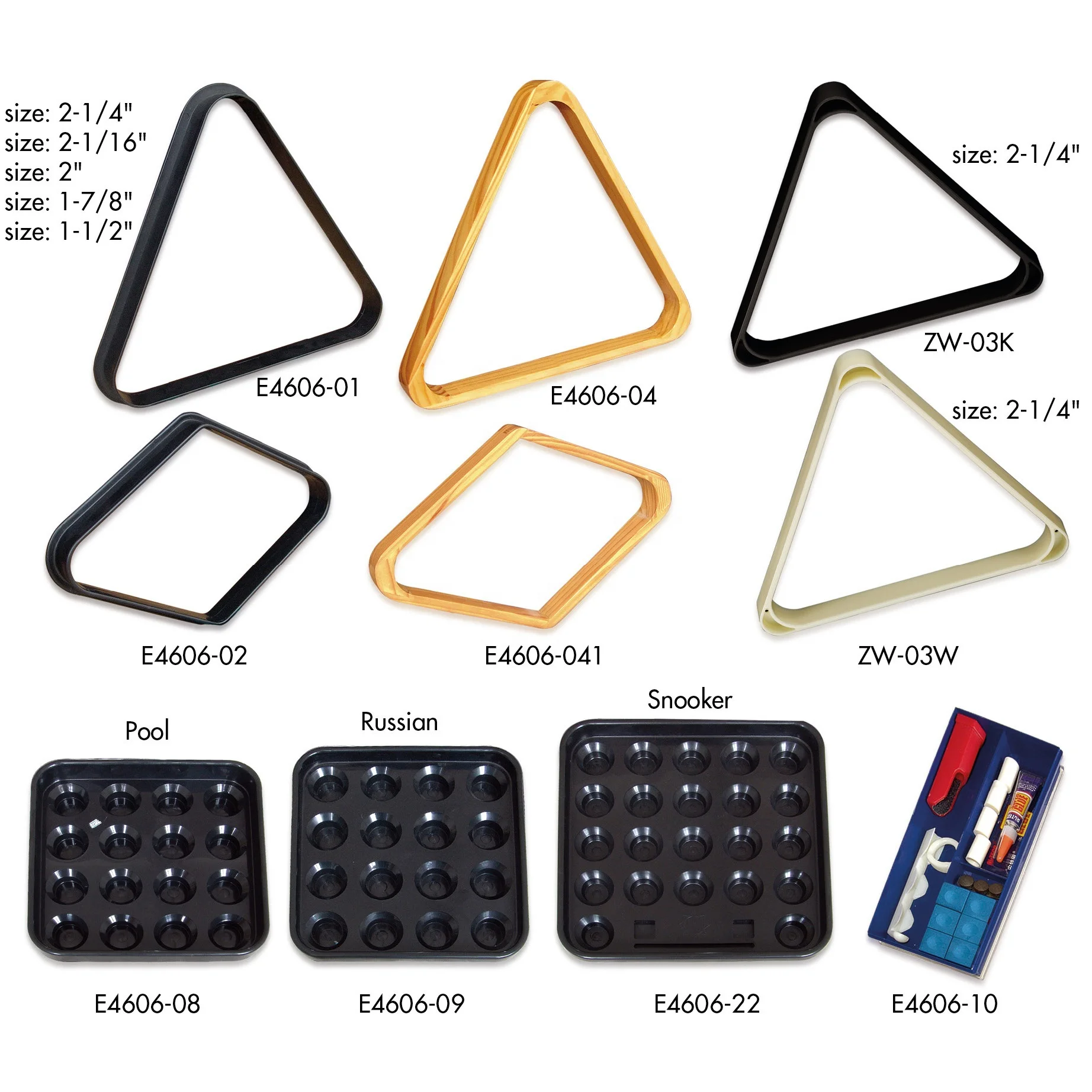 professional billiard parts