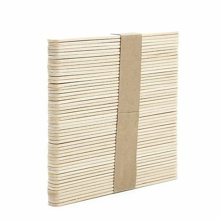 Custom disposable medical sterile wooden tongue depressor wax applicator sticks with CE for sale