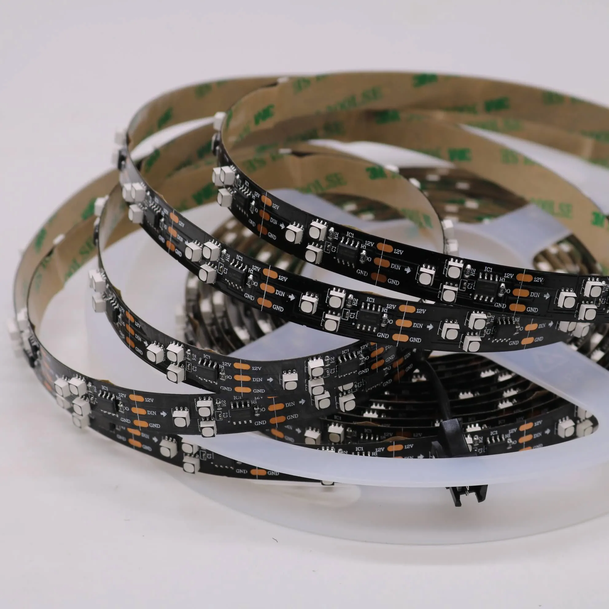 Programmable Digital Addressable LED Strips SM16703 12V 5050 90leds/m RGB Non-waterproof