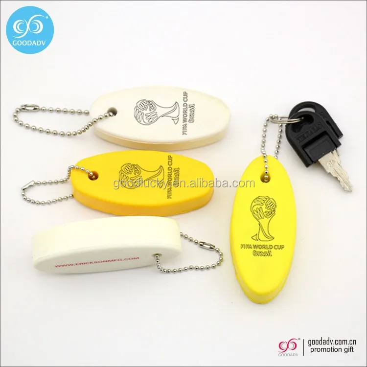 Promotional Logo floating keychains personalized keyring for boats