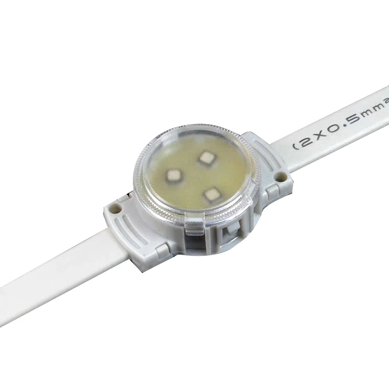 DMX512 8206IC адресуемый программируемый диаметр 30 мм 12 В 0,75 Вт RGB светодиодный пиксельный модуль точечный светильник