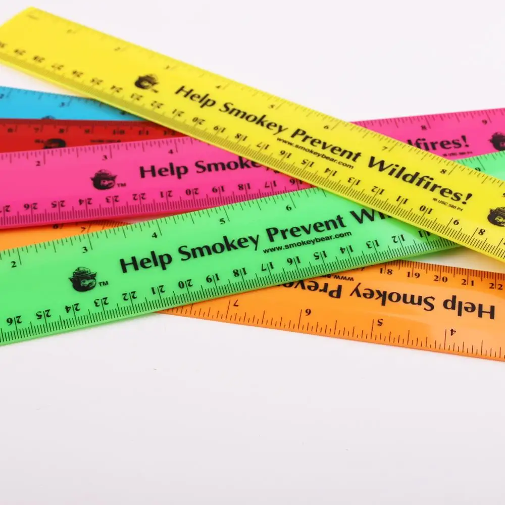 Customized logo12 inch 30cm custom ruler