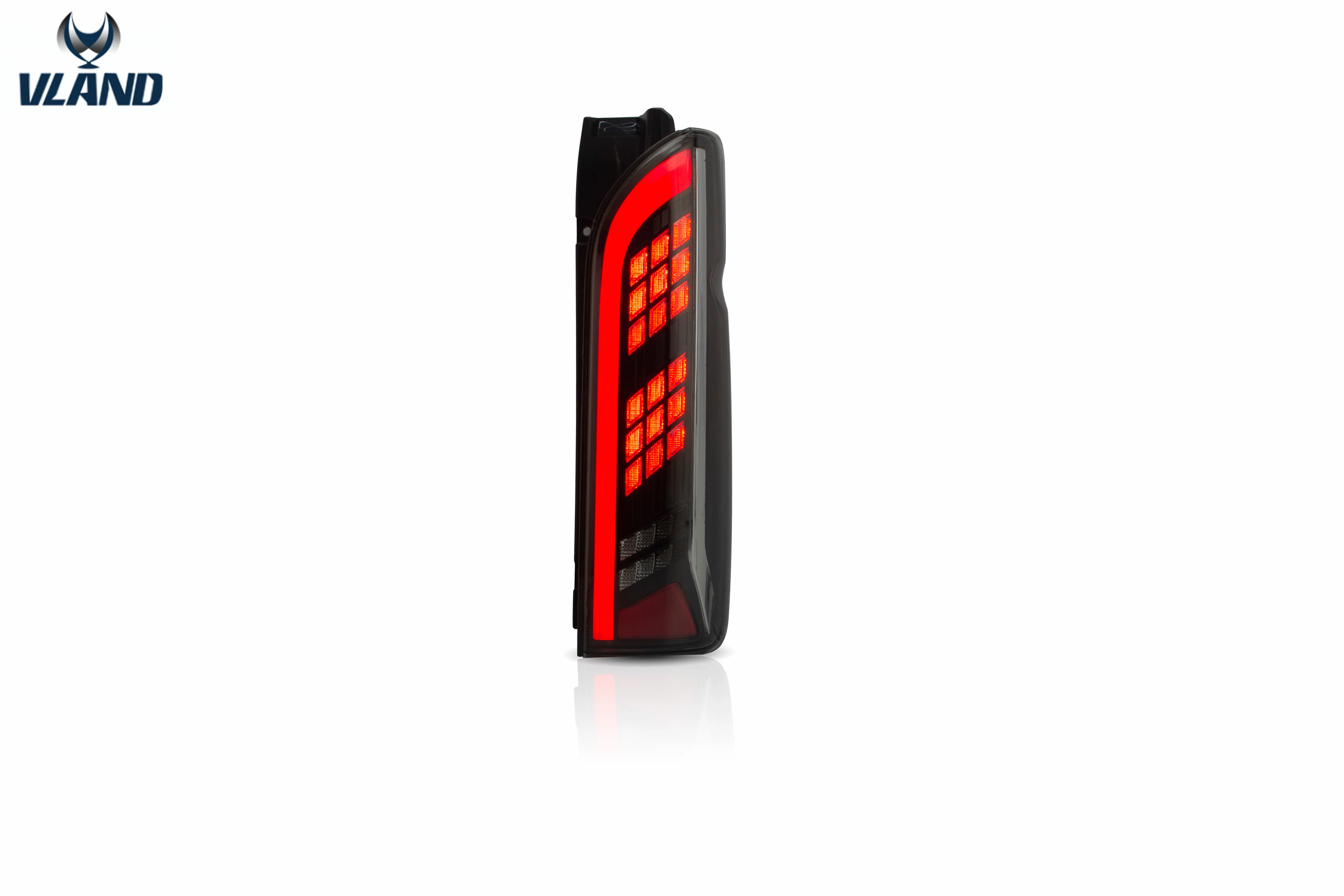 VLAND manufacturer for car LED light bars tail light 2005-2013-2018 for Hiace taillamp LED back lamp with sequential indicator