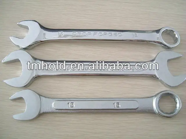 zinc-plating white big open end ratchet multiplying wrench for screw nut