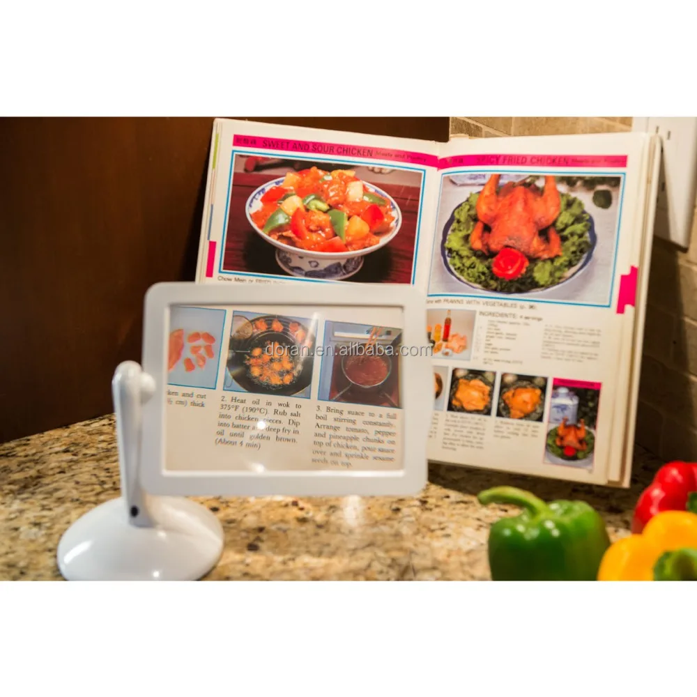 
Desktop Reading Viewer Screen Handsfree Magnifier with LED light 