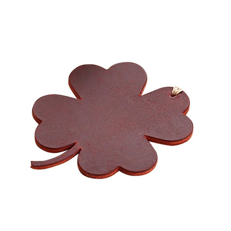 Dreamtop DTF277 персонализированный Клевер модная Закладка из натуральной кожи подарки аксессуары пользовательская Закладка