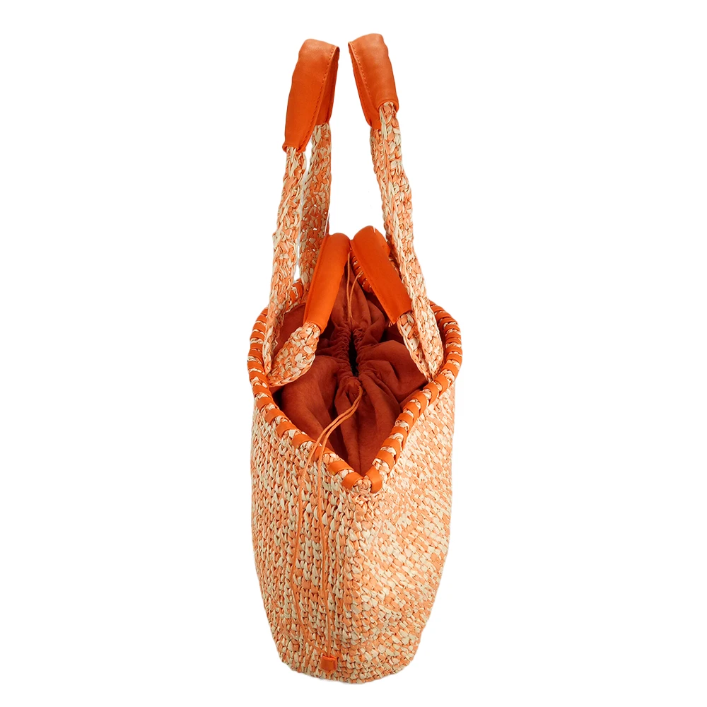 
China supplier new design OEM wicker woven basket bag 