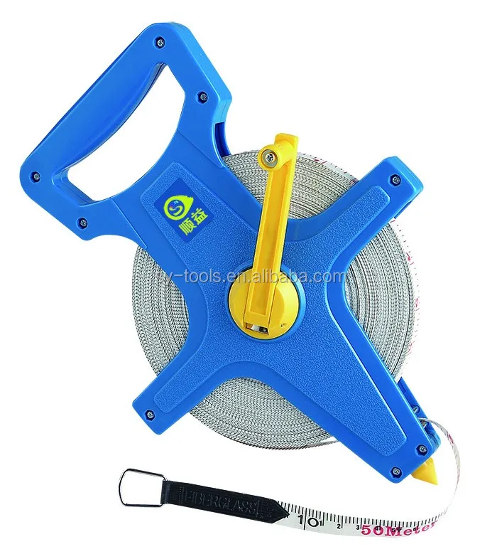 Handy Construction Tools 100 Meter Open Reel transparent measuring tape