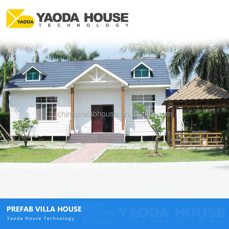 modern mobile villa style prefabricated luxury simple steel structure modern prefabricated house and villa