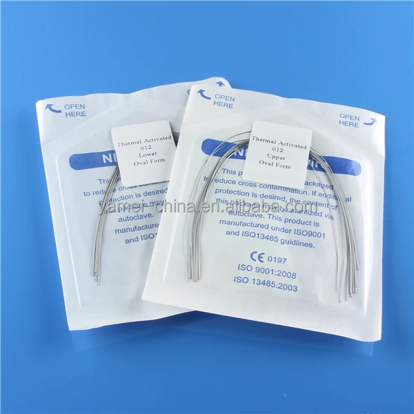 Orthodontic Copper Niti Thermal Activated Dental Materials Cu-Ti Orthodontic Archwires