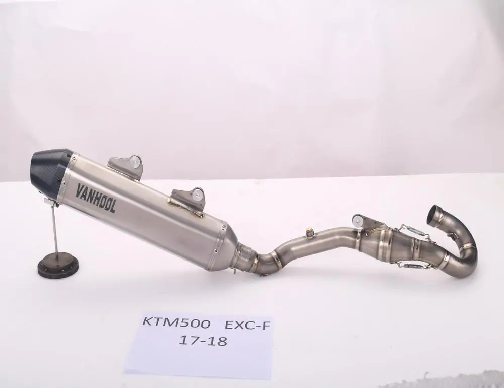 KTM500 EXC-F 2017 ~ 2018 Байк внедорожных мотоциклов Титановая Выхлопная глушитель выхлопной трубы системы