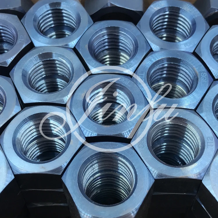 
DIN934 m8 Titanium Hexagon nut with metric coarse and fine pitch thread 
