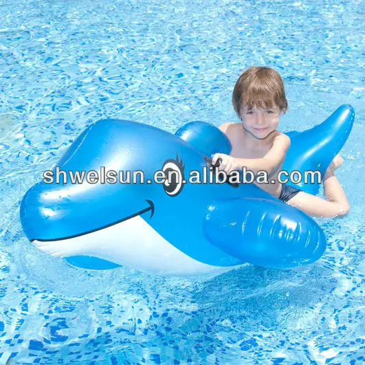 
Inflatable Dolphin Animal Kids Rider 