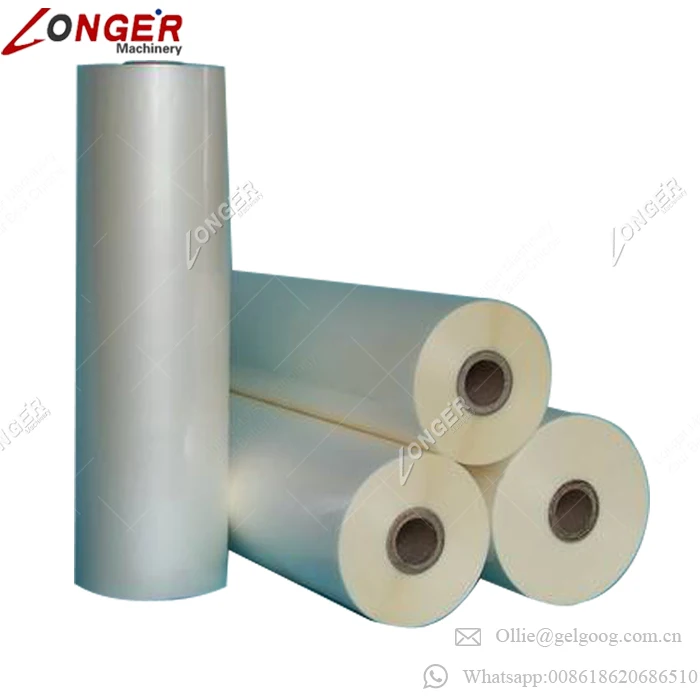 Food Grade Clear PVC Film in Rolls Glassine Paper Heat Resistant Bopp Jumbo Roll Film Scrap Color Cellophane