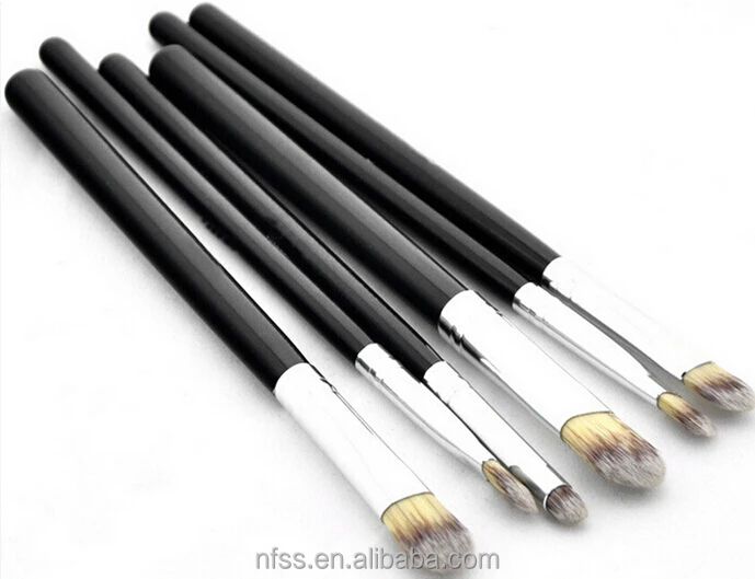 Synthetic Hair Eyeshadow Brush ,Private Label Eye Shadow Brush ,Eye Shadow Make Up Brush Set 6 PCS