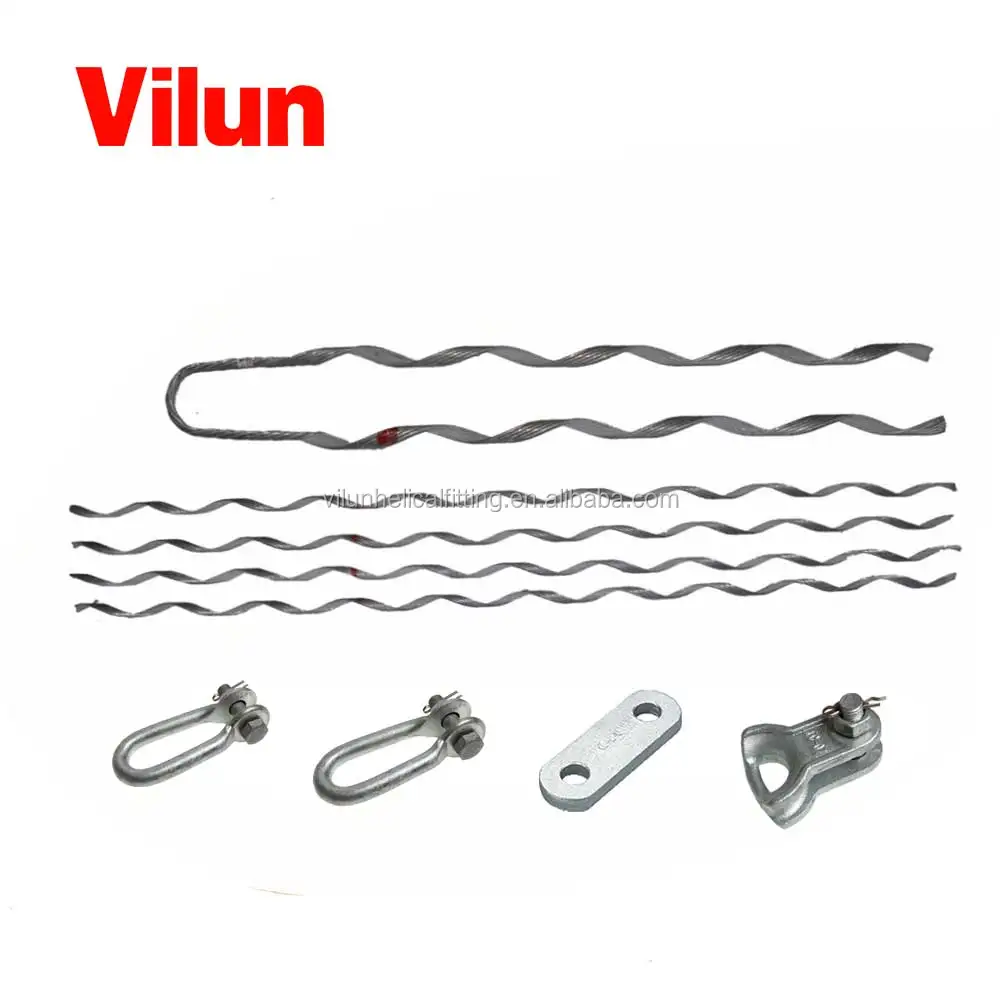 Винтовой зажим натяжения для волоконного кабеля OPGW мертвого