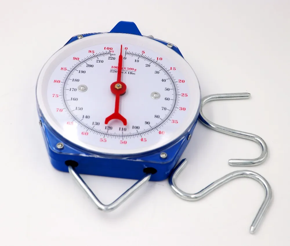 Вместимость 200 кг механические Висячие крановые весы с 2 крюка для продажи