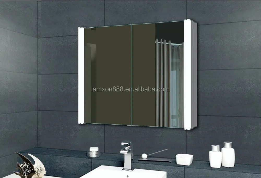Vertical framless led silver mirror backlit for bathroom with led lights,makeup mirror