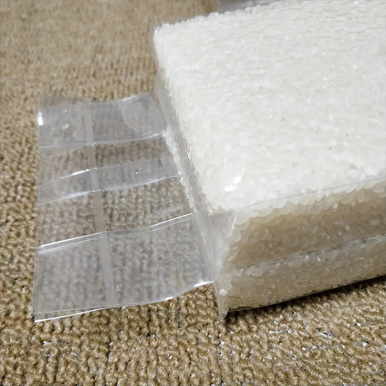 HOYO Custom Side Gusseted Bags Food Grade Vacuum Sealed Rice Packaging Plastic Bag For Rice Packaging