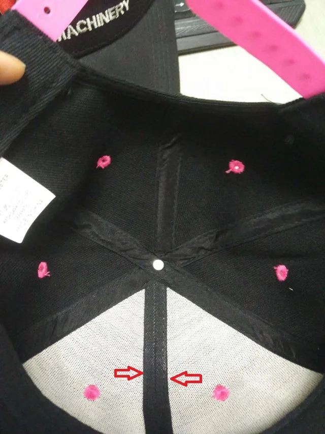 Twin needle folder for cap TL-02 attach to double needle sewing machine with double stitching