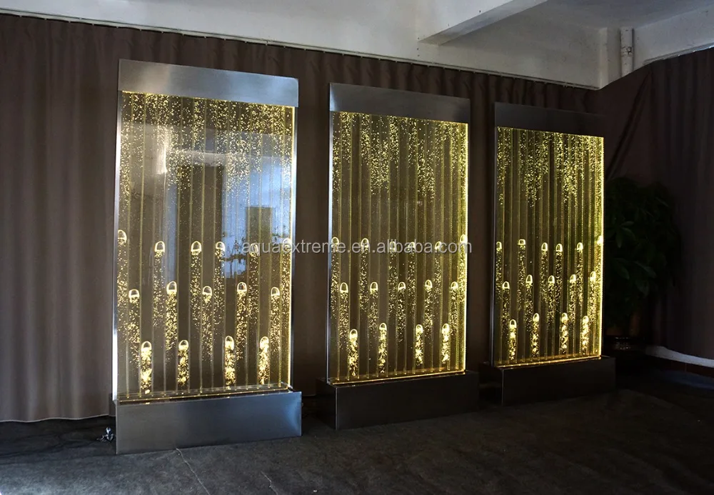 Programmable Pattern of Water Bubble wall With the Bubbles Amazing Landscape Room Divider