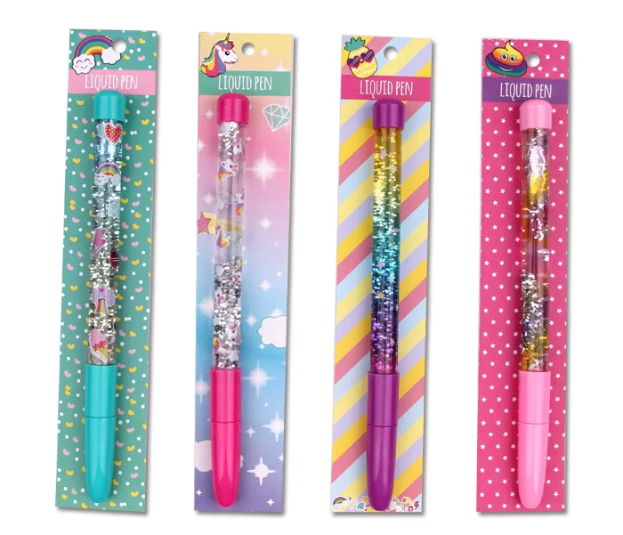 Licheng BP3612 Fairy Sparkle Pen, Custom Liquid Filled Glitter Floating Pen