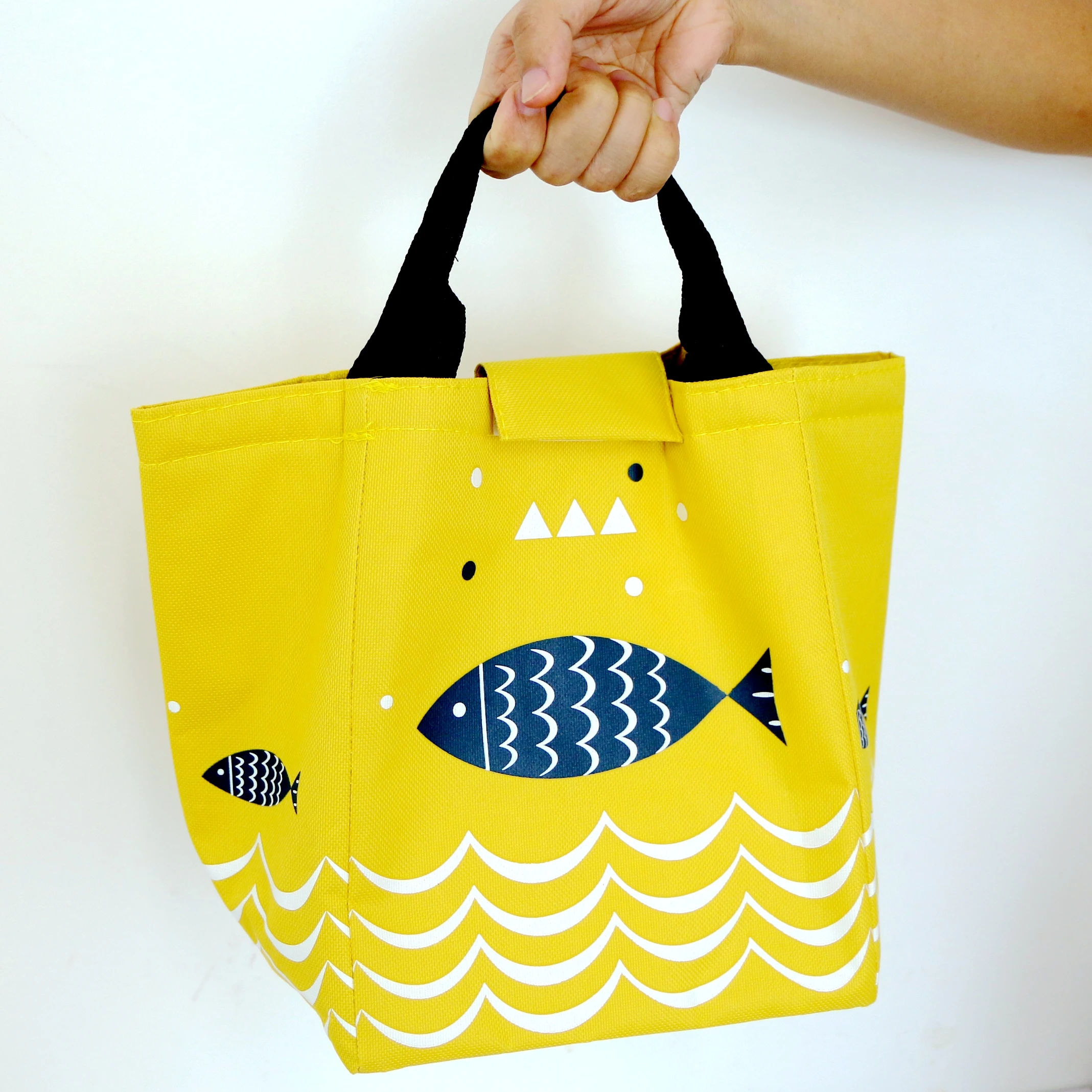 High quality large capacity 600D oxford tote thermal bag for lunch box