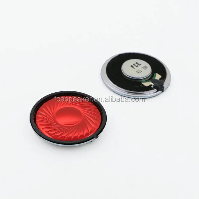 40mm 4 ohm 2W micro speaker parts for headphone or doorphone