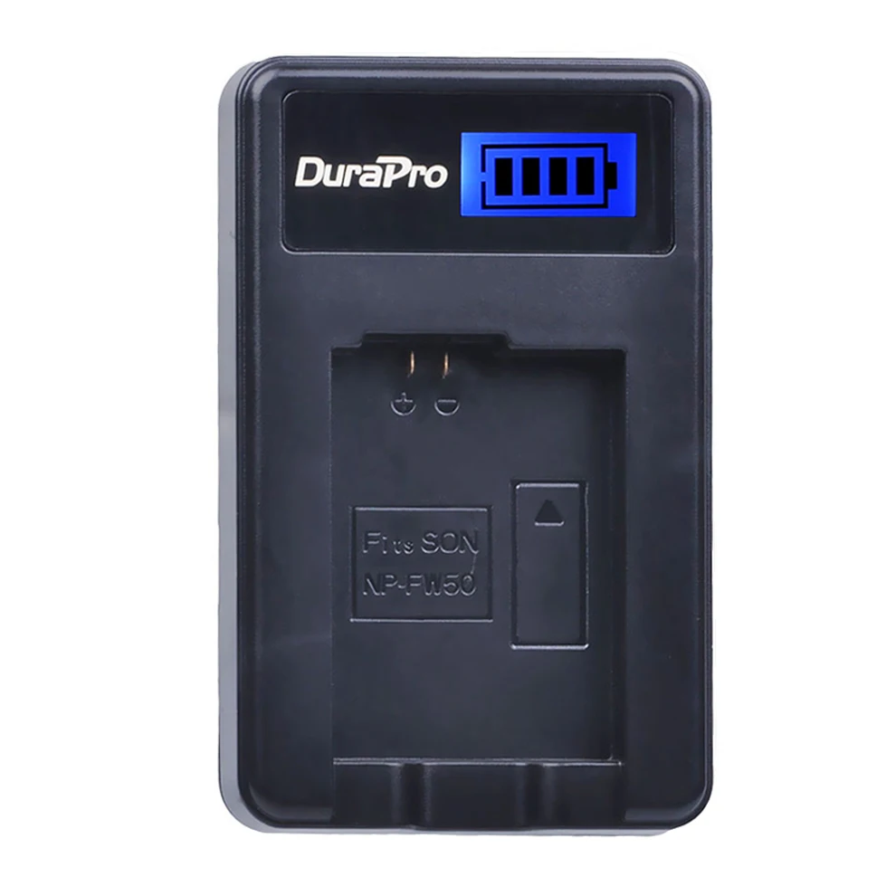  DuraPro NP FW50 NP-FW50 LCD USB зарядное устройство для объективов цифрофой камеры Sony Alpha a5000 A7 NEX-3 NEX-5 NEX-6 NEX-7