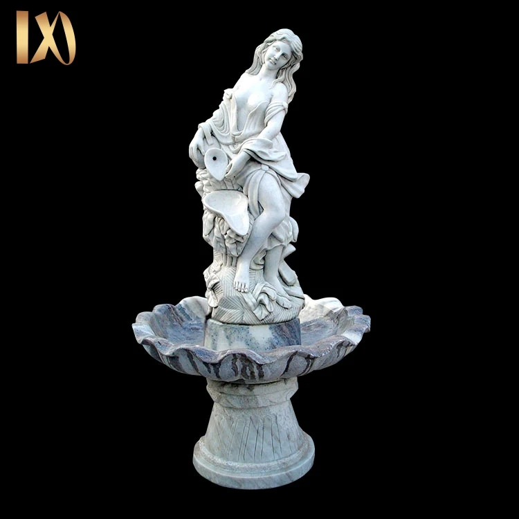Marble naked lady fountain