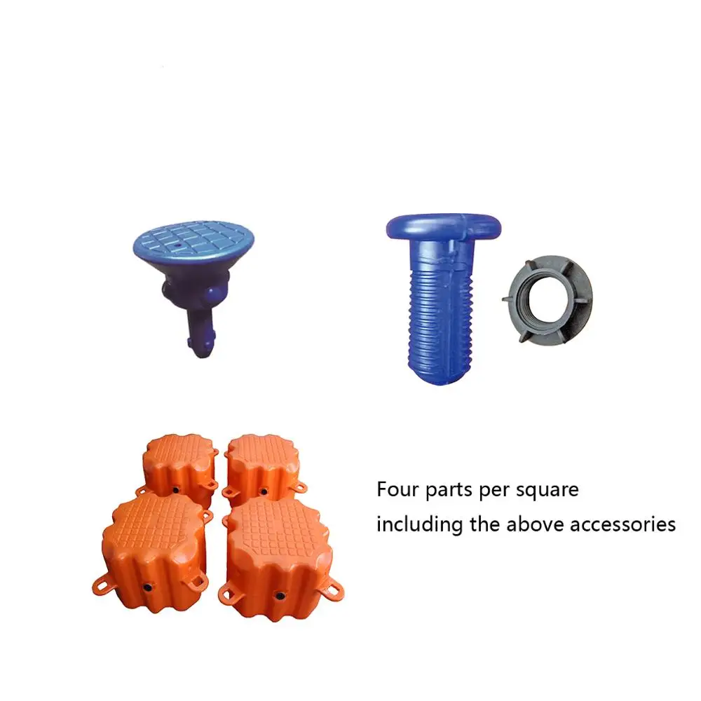 Blue Bolts Water Platform Jet Ski Floating Dock Floats Accessories Jetty Floating Bridge HDPE Woven Bag Custom Made ISO9001