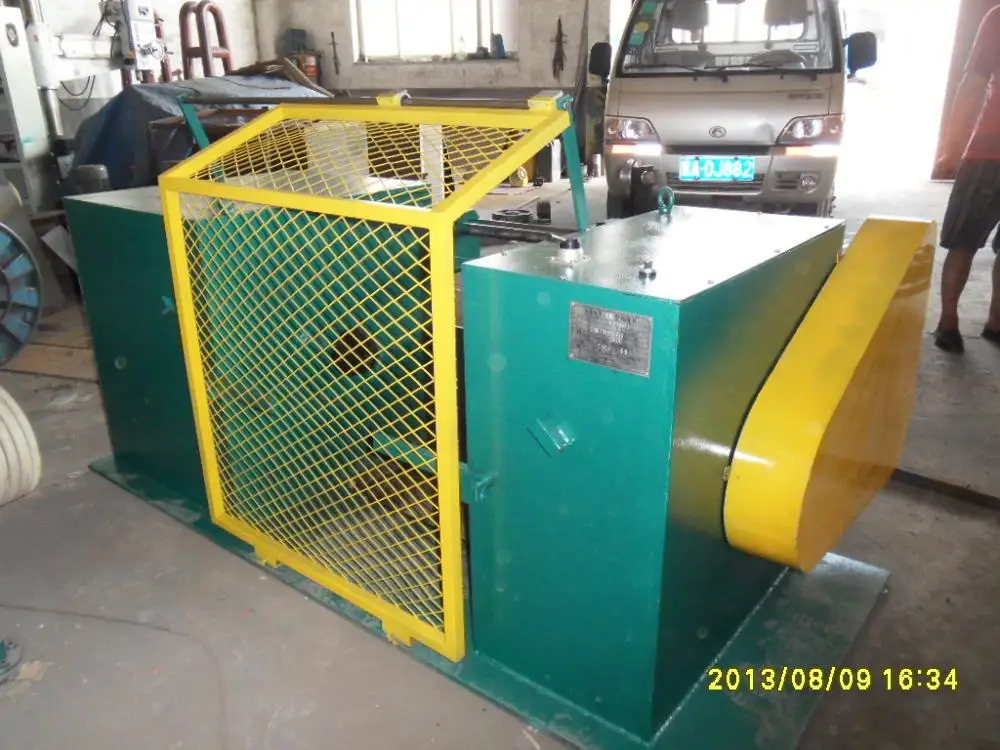 steel spool collecting wire bobbin take up machine for carbon steel wire drawing machine in China factory