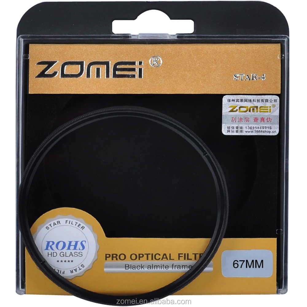 
ZOMEI 52mm 4x Stern Star Cross Starburst Digital Camera Lens Filter mobile phone 