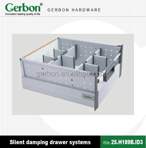 
189mm height silent Damping Drawer tandem box 